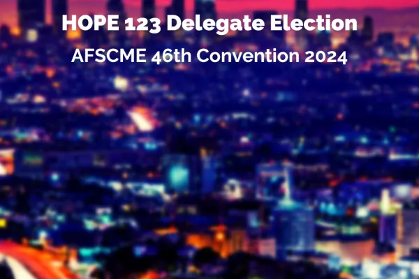 HOPE 123 Delegate Election