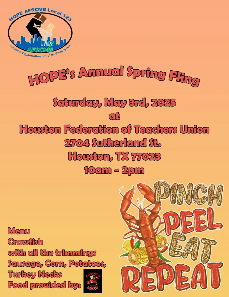 2025 HOPE Local 123 Annual Spring Fling